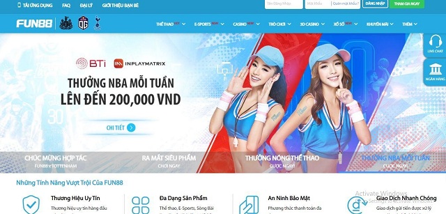 Fun88 mang đến khuyến mãi hấp dẫn